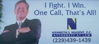 image showing a lawyer advertising on a Billboard without a vanity phone number